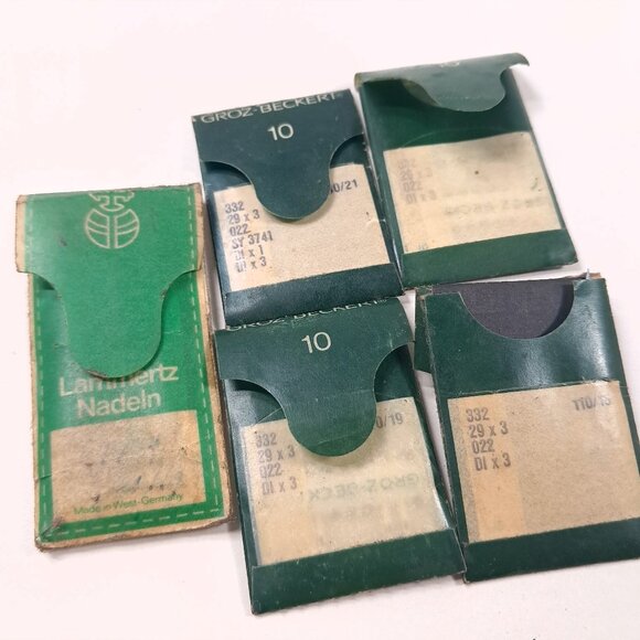 Sewing machine needles Groz Beckert 332 130/21 110/18 120/19 x7 Lammertz Nadeln - Picture 1 of 6